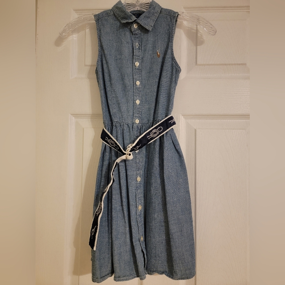 Polo Ralph Lauren Jean Girls Dress Size 8
